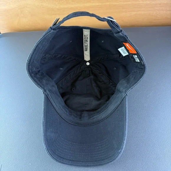 Nike Wake Forest Demon Deacons Spell Out Swoosh Men’s Adult Adjustable Hat Cap - Picture 7 of 10